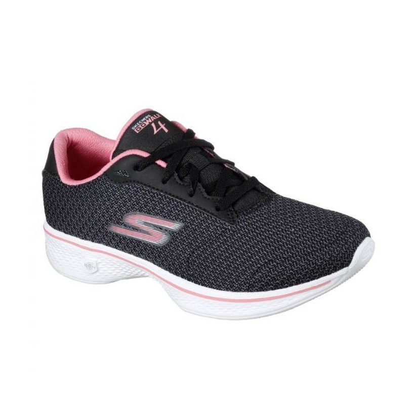 Black Pink - Women's Skechers GOwalk 4 - Glorify