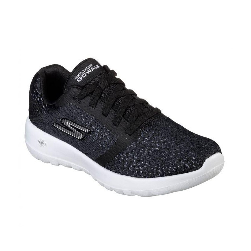 Black/White - Women's Skechers GOwalk Joy - Memorize