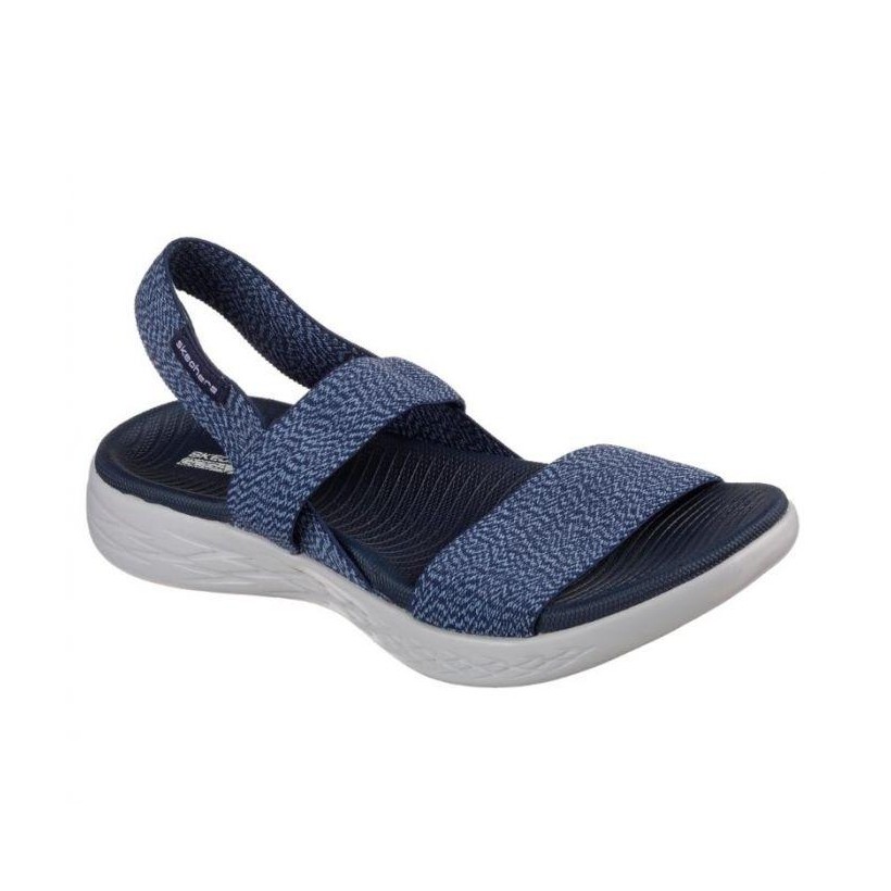 Navy Grey - Women's Skechers On the GO 600 - Ideal