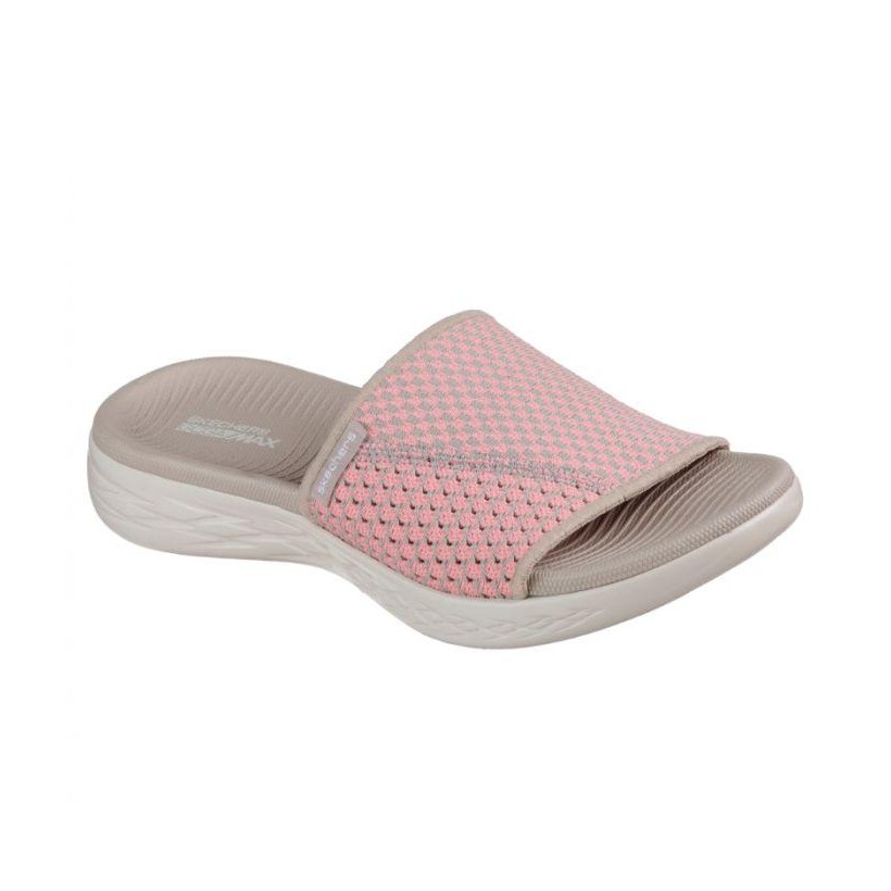NATURAL/PINK - WOMEN'S SKECHERS ON THE GO 600 - NITTO