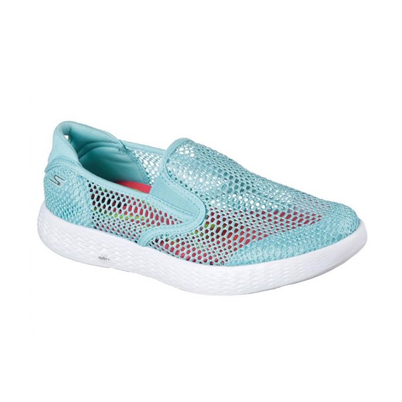LIGHT BLUE - WOMEN'S SKECHERS ON THE GO GLIDE - AERIAL