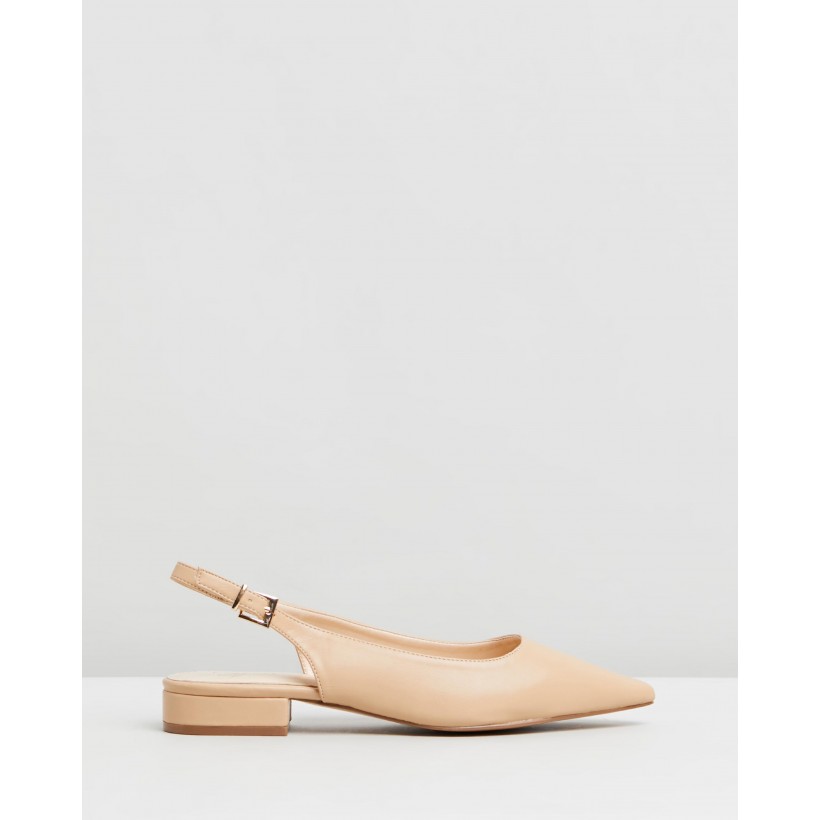 Sling Flats Beige Smooth by Spurr