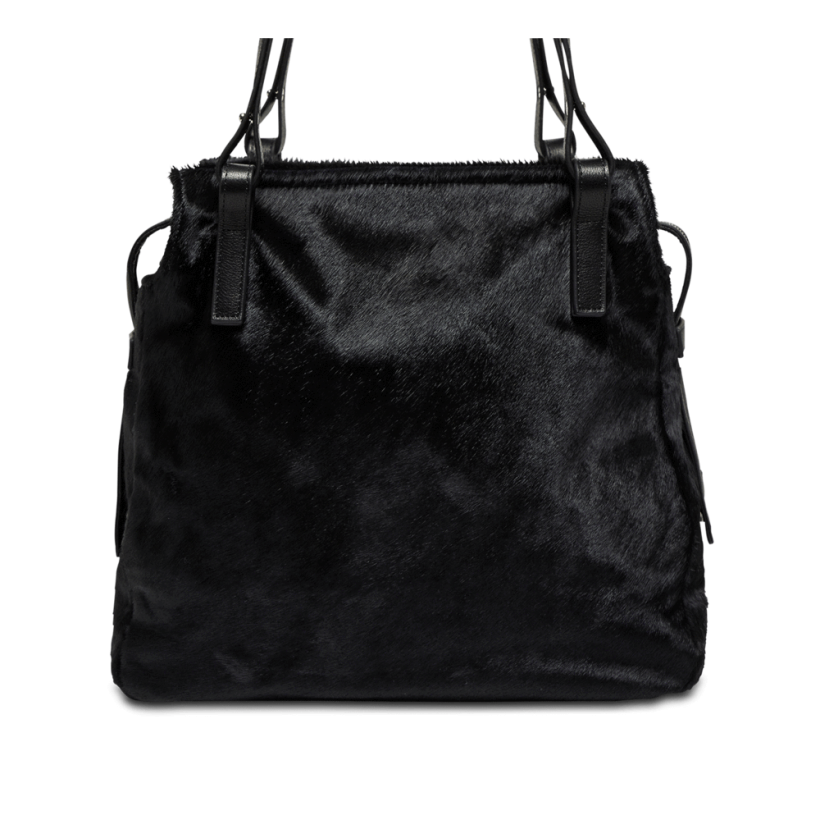- - Cumulus Black Pony Tote Bag by Tony Bianco Shoes