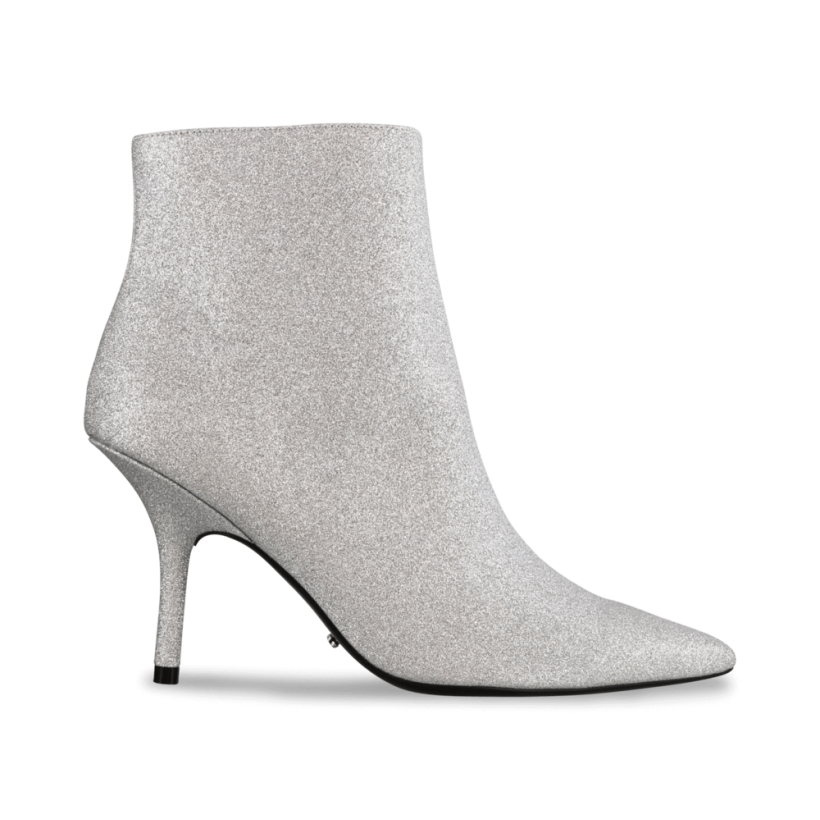 Elia Silver Glitter Ankle Boots by Tony Bianco Shoes