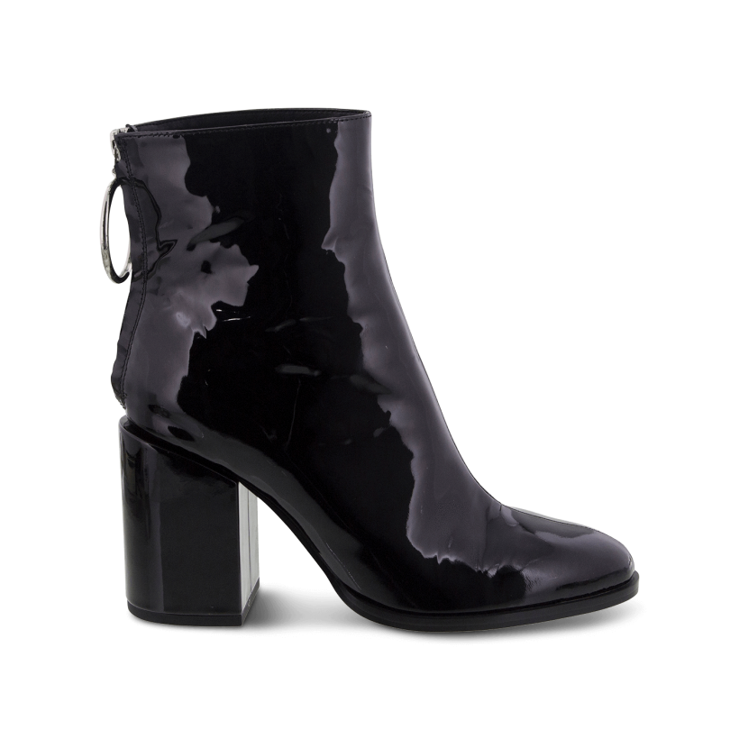 Black Patent - Faya Black Patent Ankle Boots by Tony Bianco Shoes