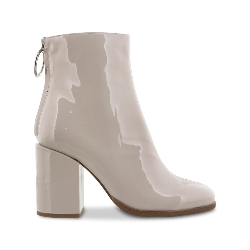 Oyster Patent - Faya Oyster Patent Ankle Boots by Tony Bianco Shoes
