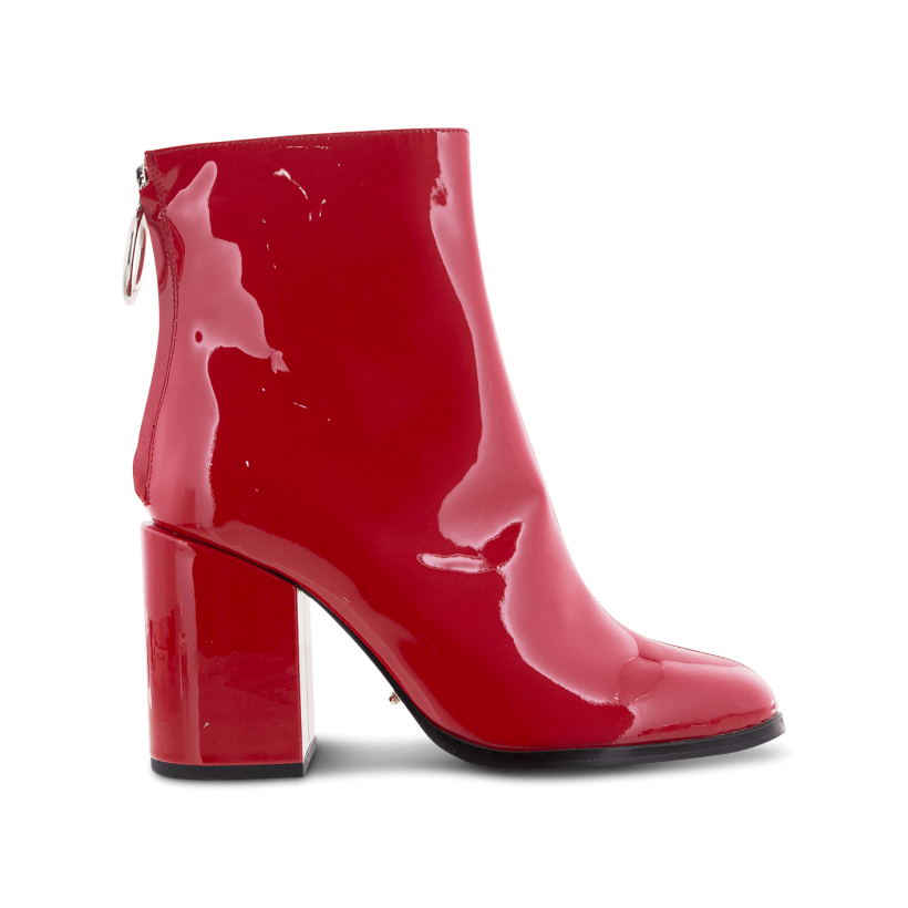 Red Patent - Faya Red Patent Ankle Boots by Tony Bianco Shoes
