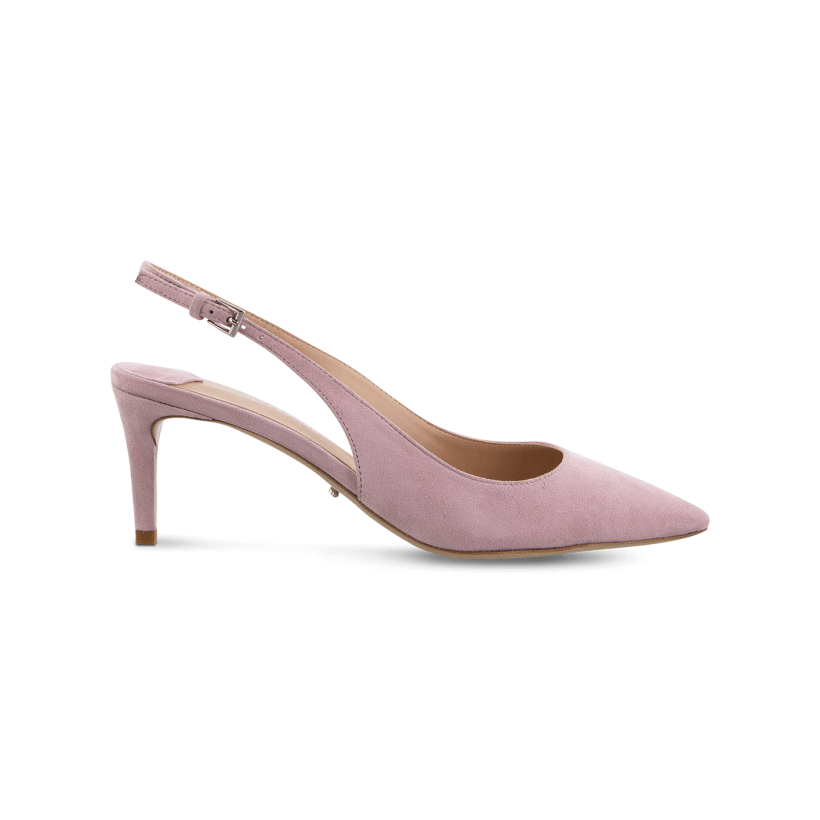Dusty Pink Kid Suede - Gypsy Dusty Pink Kid Suede Heels by Tony Bianco Shoes