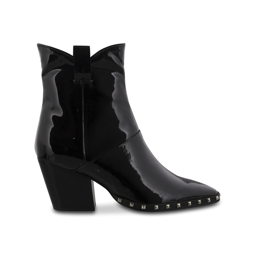 Midnight Stretch Patent - Haines Midnight Stretch Patent Ankle Boots by Tony Bianco Shoes