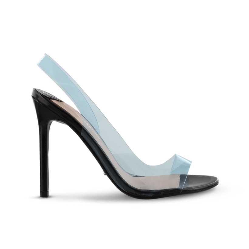 Kandis Blue Vynalite Heels by Tony Bianco Shoes