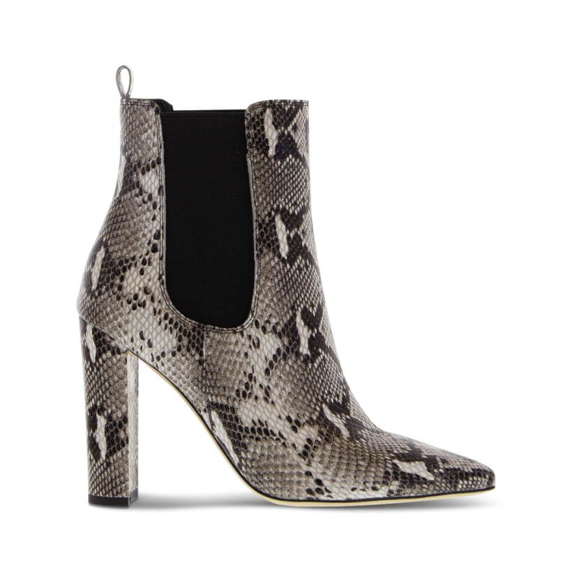 Lavida Natural Snake Ankle Boots by Tony Bianco Shoes