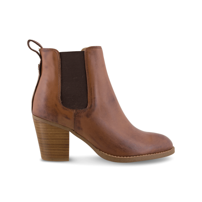 London Tan Albany Ankle Boots by Tony Bianco Shoes