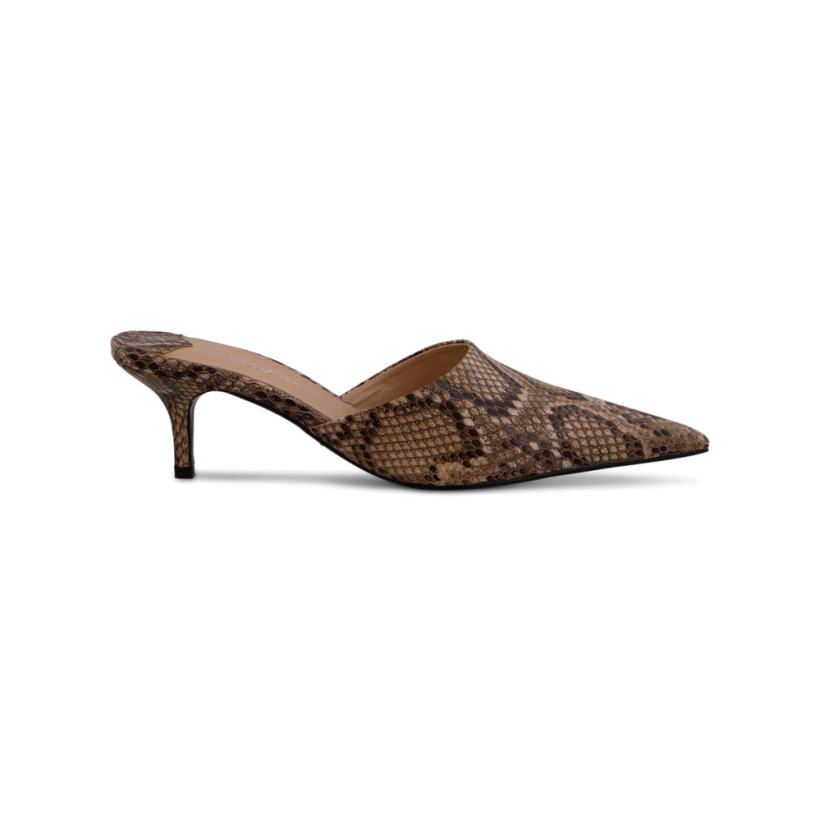 TONY BIANCO - North Brown Multi Snake Heels by Tony Bianco Shoes