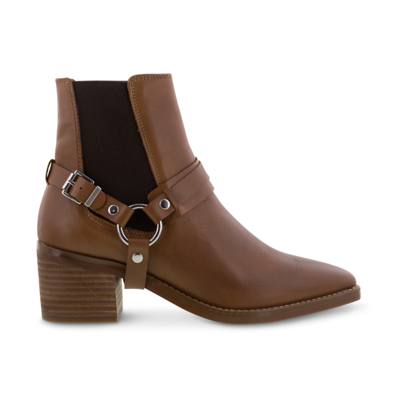 Sabana Rust Diesel/Choc Wax Ankle Boots by Tony Bianco Shoes