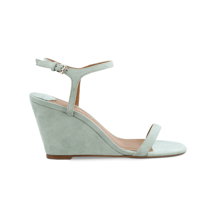 Tanita Mint Kid Suede Wedges by Tony Bianco Shoes