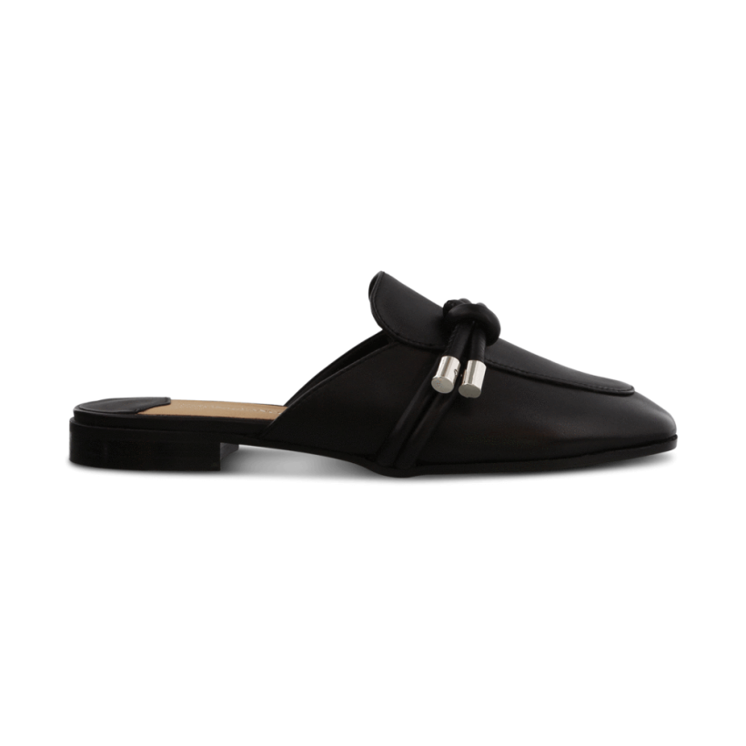 - - Victoria Black Jetta Flats by Tony Bianco Shoes