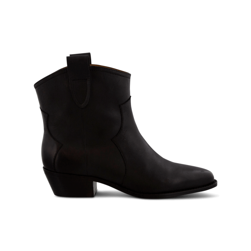 Westin Black Diesel Polish Ankle Boots by Tony Bianco Shoes