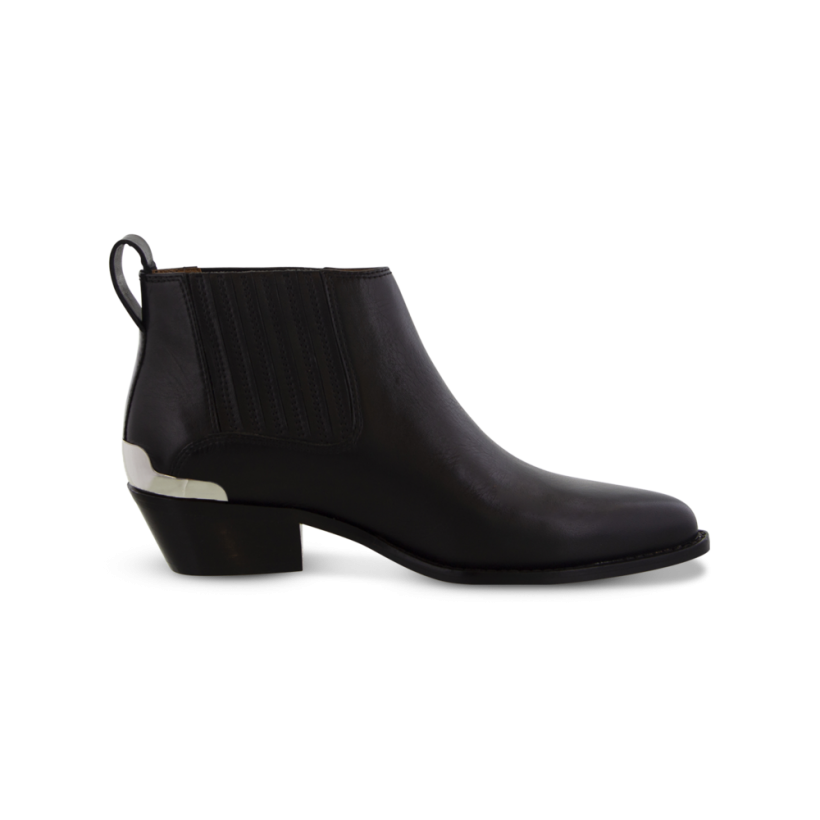 Wynston Black Jetta Ankle Boots by Tony Bianco Shoes