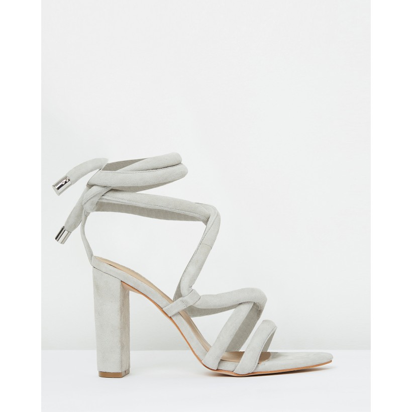 Dakota Sandal Oyster Suede by Mode Collective