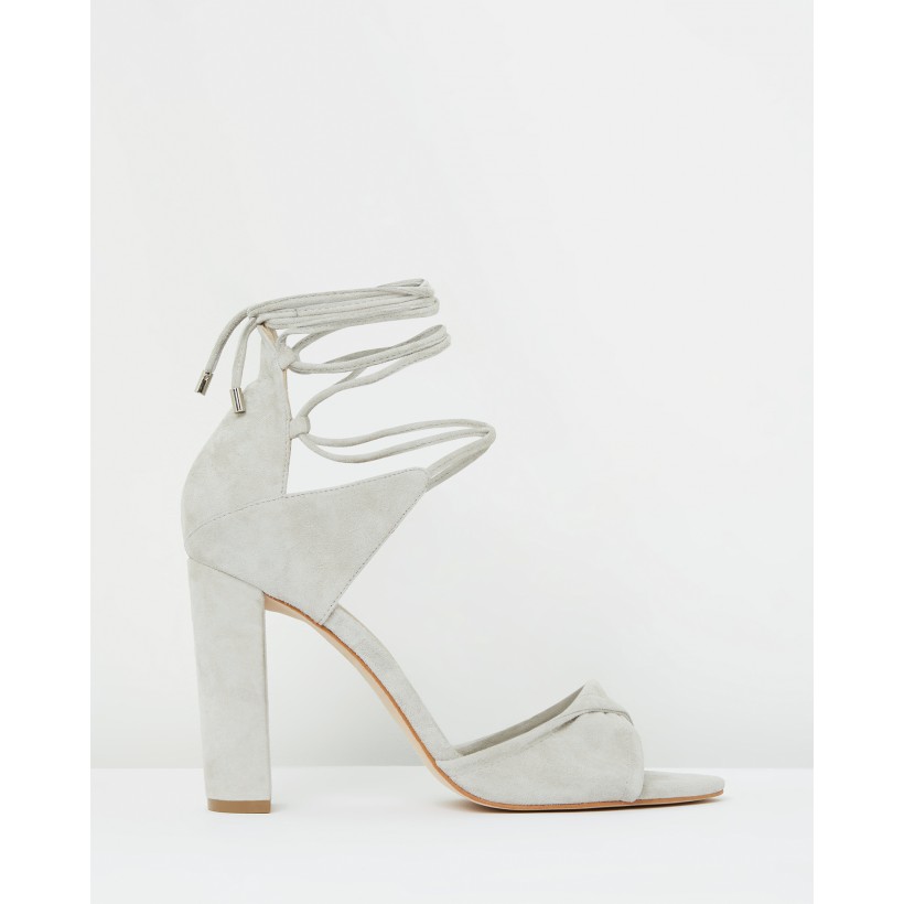 Origami Sandal Oyster Suede by Mode Collective