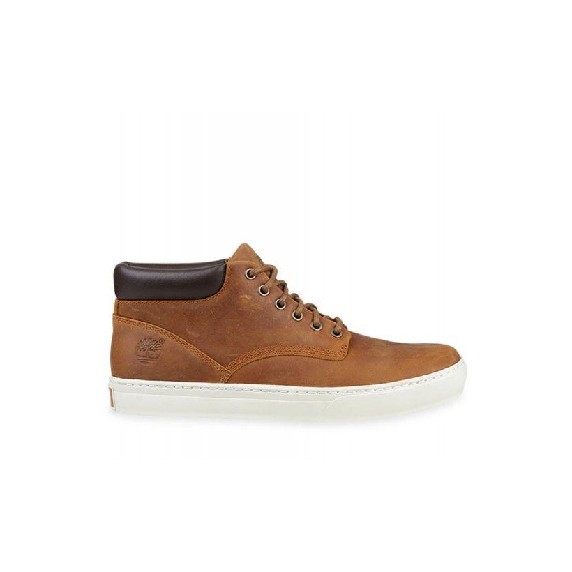 Red Brown Oiled - Mens Adventure 2.0 Cupsole Chukka Mens Sneakers Shoes by Timberland