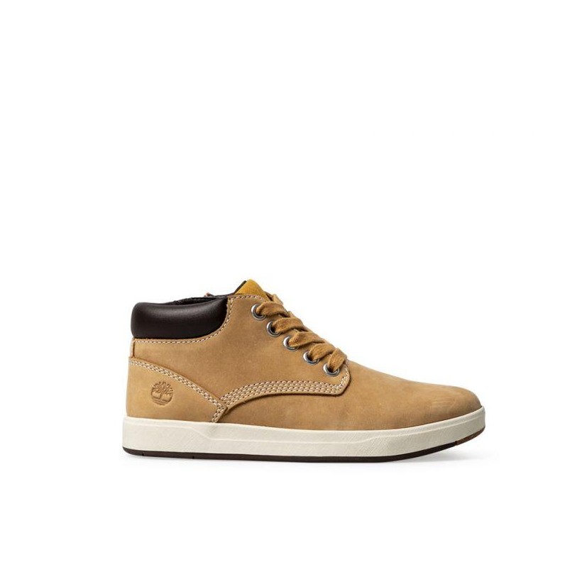 WHEAT NUBUCK - KIDS DAVIS SQUARE CHUKKA SHOES Shop By Age Shoes by Timberland