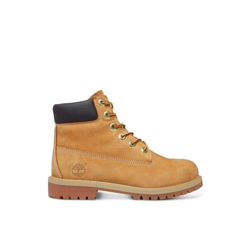 timberland junior 6 inch premium waterproof boots wheat nubuck