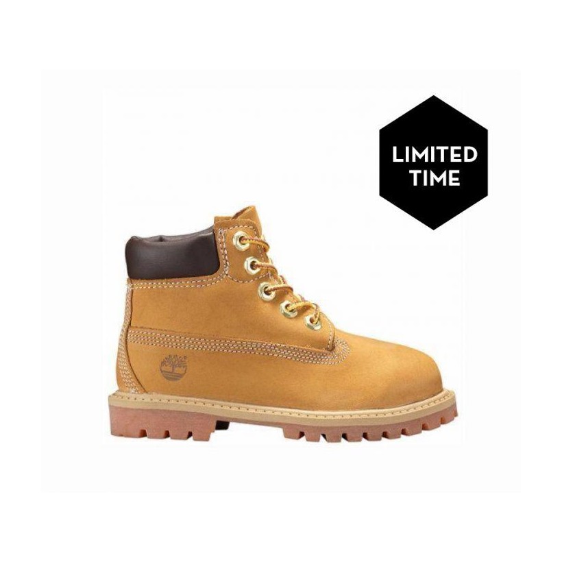 WHEAT NUBUCK - KIDS TODDLER 6 INCH PREMIUM BOOT Toddler Shoes by Timberland