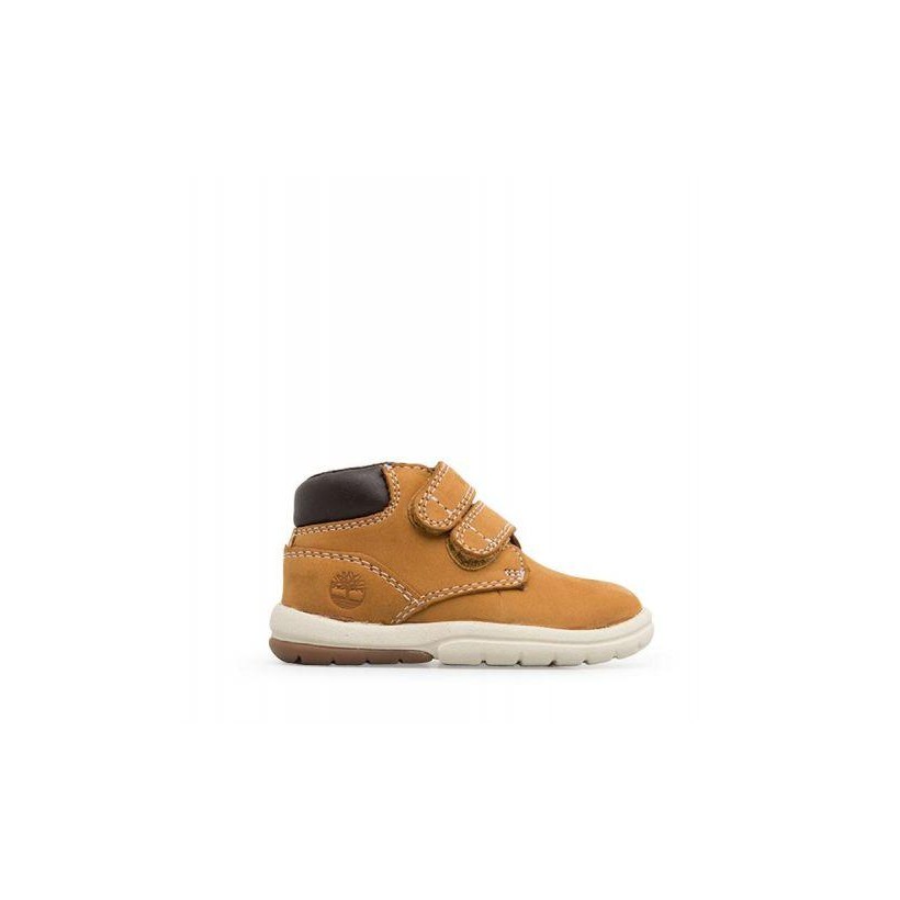 Wheat Nubuck - Kids Toddler Tracks Easy-Close Boot Kids Footwear Shoes by Timberland