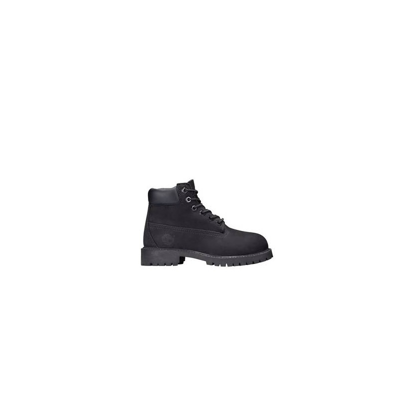 Black Nubuck - Kids Youth 6-Inch Premium Boot Https://Www.Timberland.Com.Au/Shop/Sale/Kids/Footwear Shoes by Timberland
