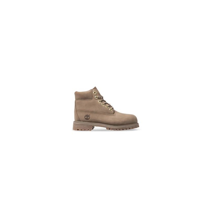 Dark Beige Nubuck - Kids Youth 6-Inch Premium Waterproof Boot Shop By Age Shoes by Timberland