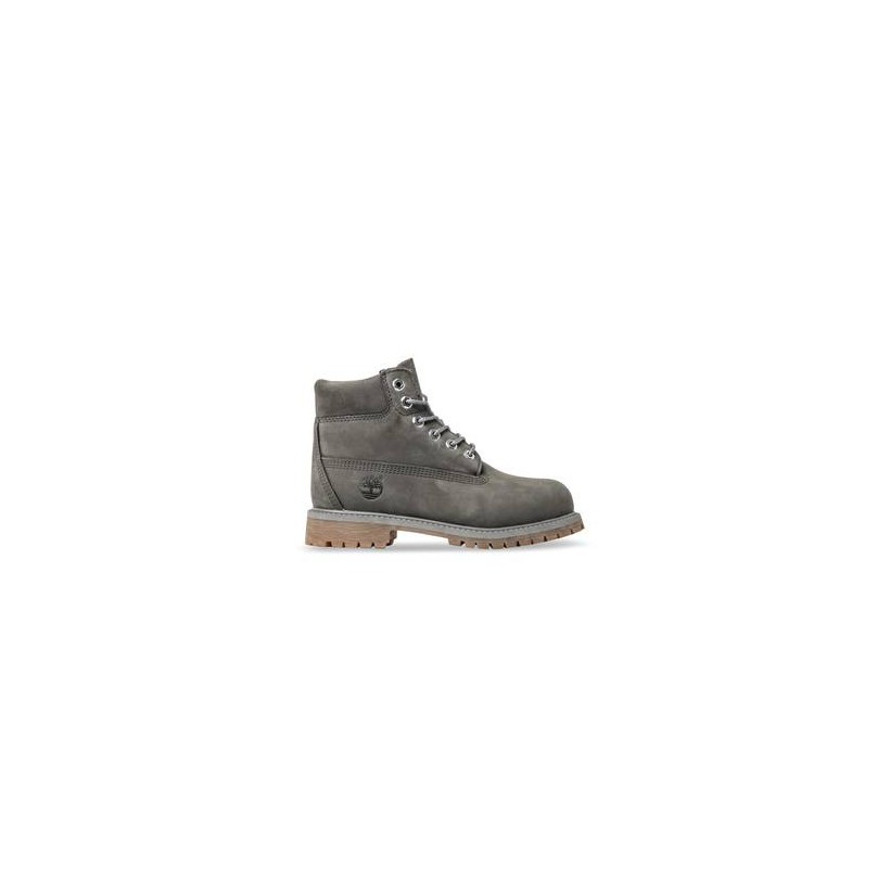 Dark Grey Nubuck - Kids Youth 6-Inch Premium Waterproof Boot Shop By Age Shoes by Timberland