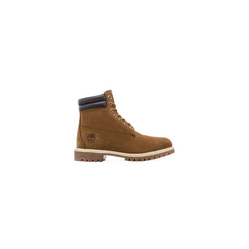 Medium Brown Nubuck - Men's 6-Inch Double Collar Boot Mens Shoes by Timberland