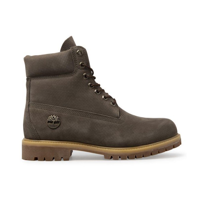 OLIVE NUBUCK - MEN'S 6-INCH ICON PREMIUM BOOT 6 Inch Boots Shoes by Timberland