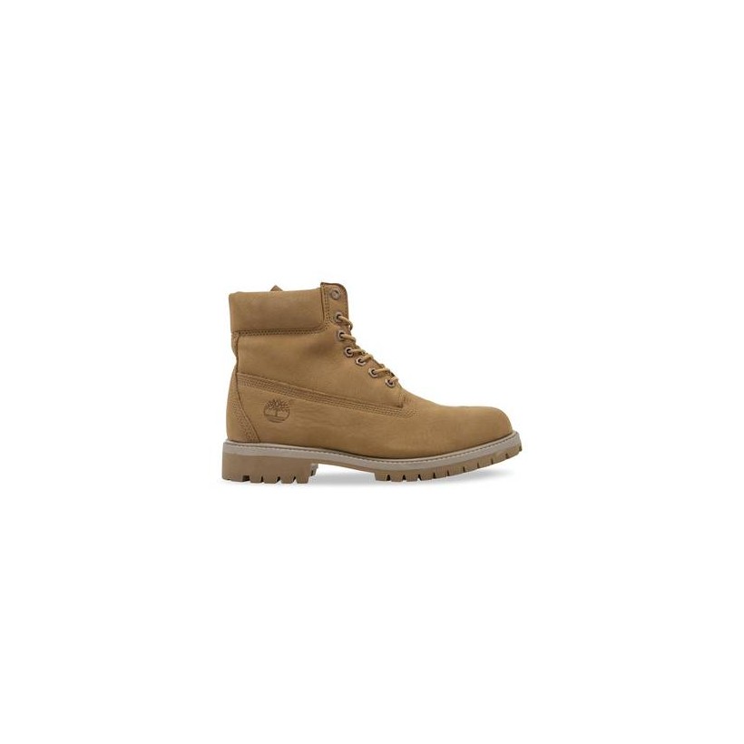 Md Beige Nubuck - Men's 6-Inch Premium Waterproof Boot 6 Inch Boots Shoes by Timberland