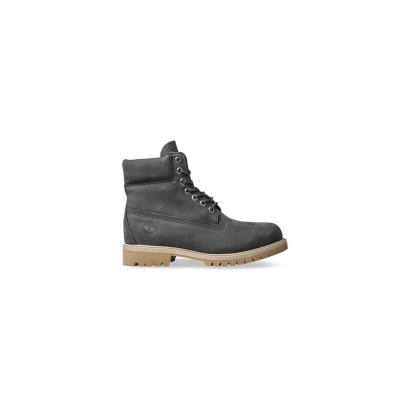 Dark Grey Nubuck - Men's 6-Inch Premium Waterproof Boot 6 Inch Boots Shoes by Timberland
