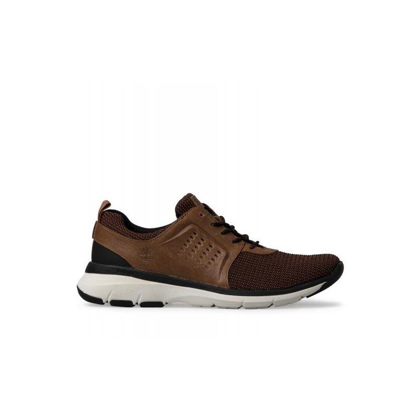Medium Brown Full-Grain - Men's Altimeter Mixed Media Shoe Mens Sneakers Shoes by Timberland