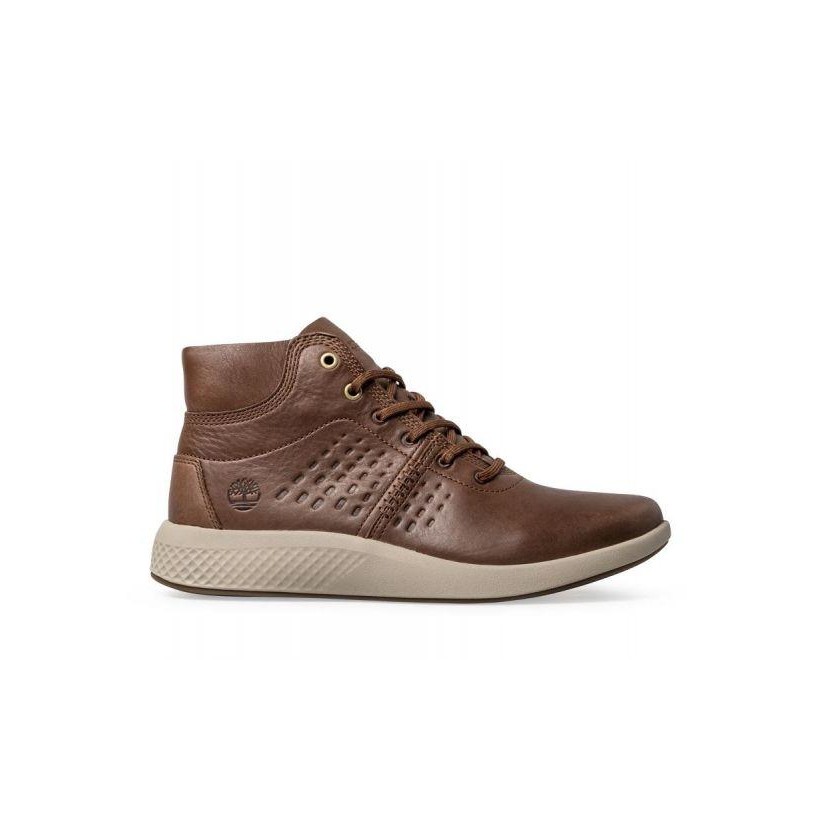 Dark Brown Full-Grain - Men's Flyroam Chill Sneaker Boots Mens Sneakers Shoes by Timberland