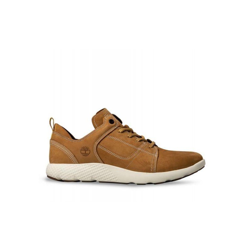 Wheat Nubuck - Men's Flyroam Oxford Shoe Mens Sneakers Shoes by Timberland