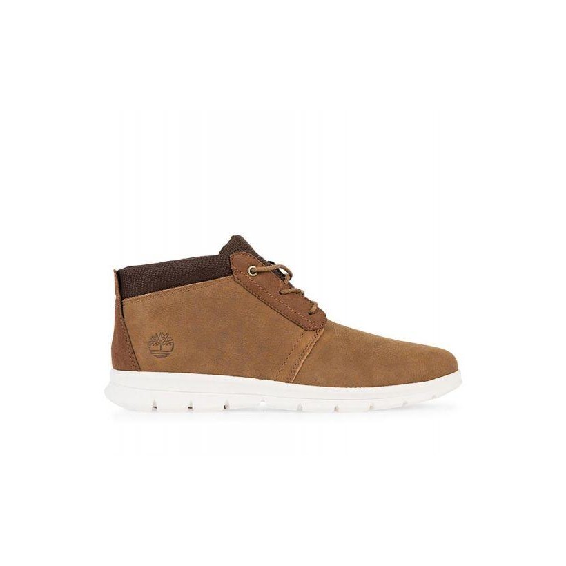 Rust Front - Men's Graydon Mid Chukka Boot Mens Sneakers Shoes by Timberland