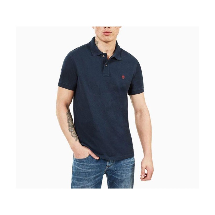 DARK SAPPHIRE - MEN'S MILLERS RIVER POLO SHIRT Clothing Shoes by Timberland