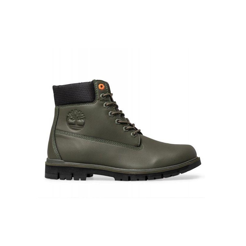 Dark Green - Men's Radford Rubberized 6-Inch Boot Mens Boots Shoes by Timberland