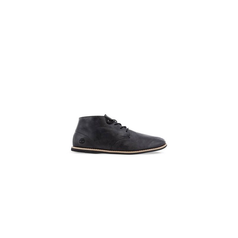 Jet Black Cow Dandy - Men's Revenia Chukka Boots Mens Shoes by Timberland