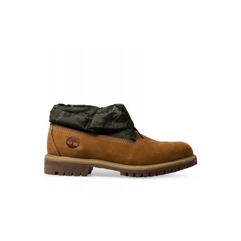 Wheat Nubuck - Men's Timberland Roll-Top Boot Mens Boots Shoes by Timberland