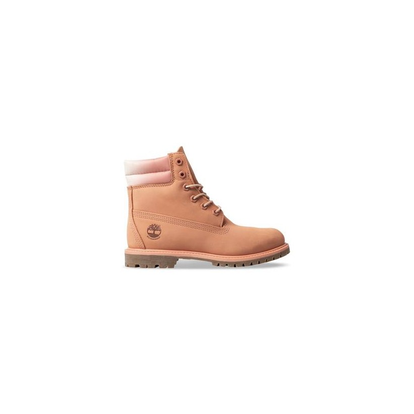 Medium Pink Nubuck - Women's Waterville 6-Inch Double Collar Boot Footwear Shoes by Timberland