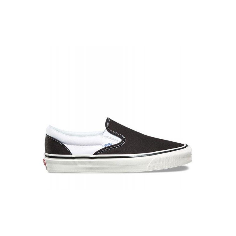 (Anaheim Factory) Black/White - Anaheim Factory Classic Slip-On 98 Sale Shoes by Vans