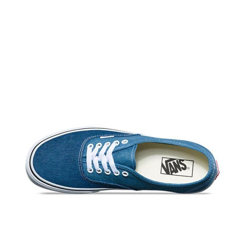 (Denim 2-Tone) Blue/True White - Authentic 2-Tone Sale Shoes by Vans