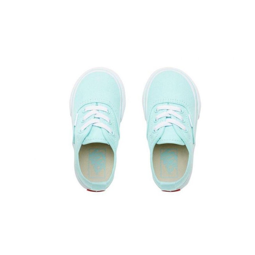 Blue Tint/True White - Authentic Elastic Lace Blue Tint Toddler Sale Shoes by Vans