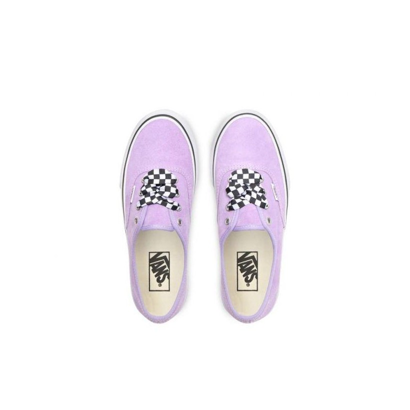 (Checkerboard Lace) Violet Tulip/True White - Authetnic Platform 2.0 Violet Sale Shoes by Vans