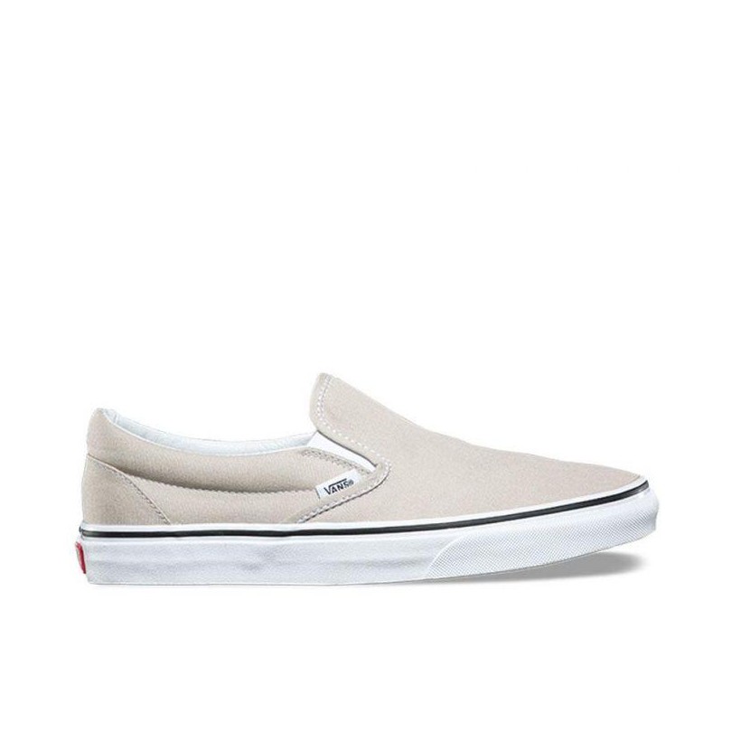 Silver Lining/True White - Classic Slip-On Silver Lining Sale Shoes by Vans